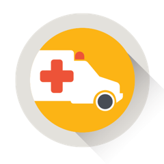 Icon of an ambulance