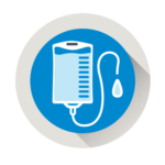 Icon of Intravenous bag and drip