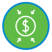 Icon with dollar symboling;e for Financial Reports